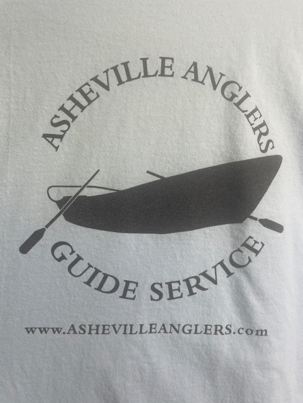 Asheville Anglers guide service Light Blue Long Sleeve Graphic Tee